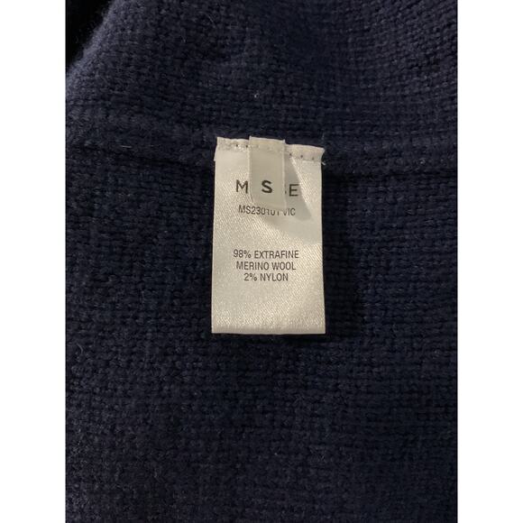 Monse Bold Midnight Ric Rac Sleeve Sweater Size S - Picture 5 of 6